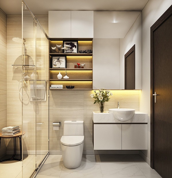 Mẫu thiết kế phòng tắm 4m2